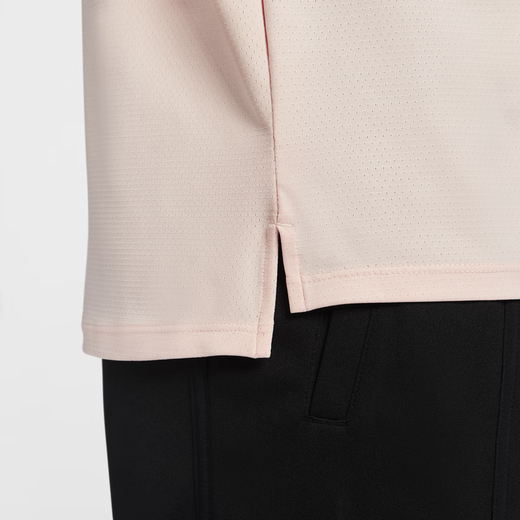 耐克（NIKE）耐克男子速干网球上衣春季新款透气运动修身轻便FZ9846 677队红_水洗珊瑚红_白 S