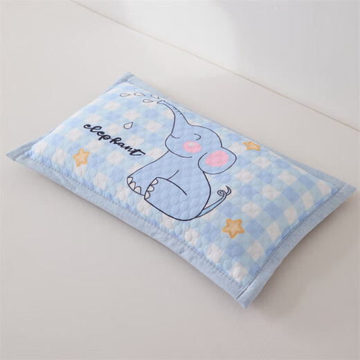 Buckwheat pillow Summer cartoon cool pea pillow 1-12 years old children student pillow core kindergarten nap pillow Cartoon cool pea-Elephant Weaver Children's 25*40cm one buckwheat pillow