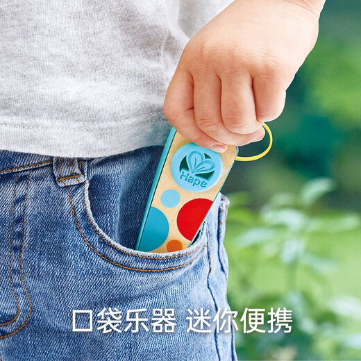 Hape poche rythme kazu die child's music jouet jeu instruments garçons et filles cadeaux d'éducation précoce 3 ans + rythme de poche kazu die