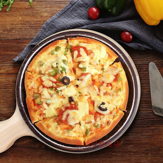 Sazhiyu Pizza base 6 sheets thick-bottomed cakes handmade embryo 679 inches 10 sheets material set oven air fryer semi-finished product 450g mozzarella cheese crushed