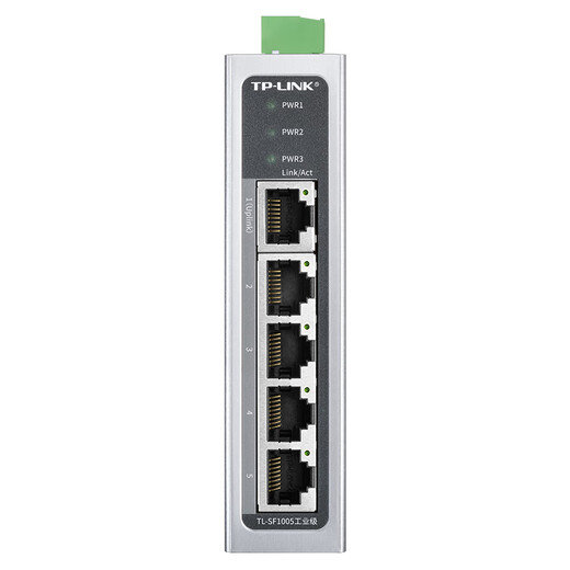 TP-LINK industrial switch operates in wide temperature range, DIN rail three-way redundant power supply TL-SF1005 industrial grade 5-port 100Mbps