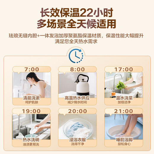 Midea 7.6-liter water storage type small kitchen treasure under-counter electric water heater household 45-liter first-class energy efficiency OCC2000W kitchen hot water treasure national subsidy F7.6-20CB5 (ES)