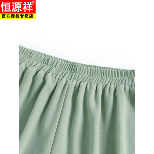 Hengyuanxiang Mama m ma Sommeranzug Set 2025 Neue große Größe mittleren und älteren Frauen Kurzschläuche oberste und modische Chiffon-T-Shirt 826 Red (Set) XL Empfohlen 95-110jin [Jin gleich 0,5 kg]
