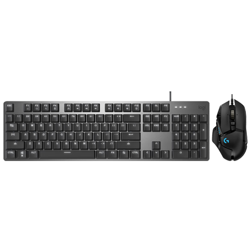 罗技（Logitech）G502 HERO 有线吃鸡游戏鼠标 K865无线蓝牙游戏机械键盘 游戏办公键鼠套装 K845青轴+G502 HERO