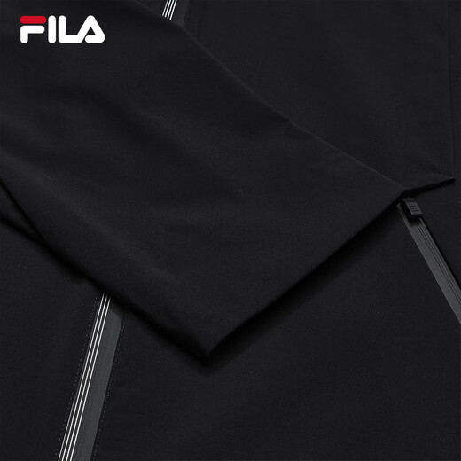 FILA Official Men's Woven Jacket 2025 Autumn Fashion Simple Casual Comfortable Hooded Top