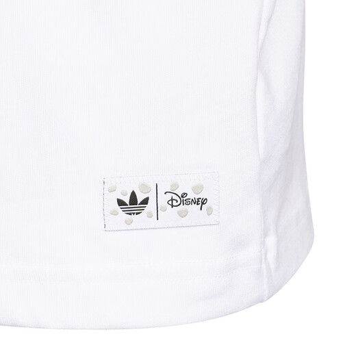 Adidas (adidas) Kinderkleidung Mädchen T-Shirt 25 Sommer 101 Spot Hundegelenksmarke-gestalteten Bogen Kinder Pure Cotton Kurzarm KG6626 KG6625 Weiß 150 (Tag 152)