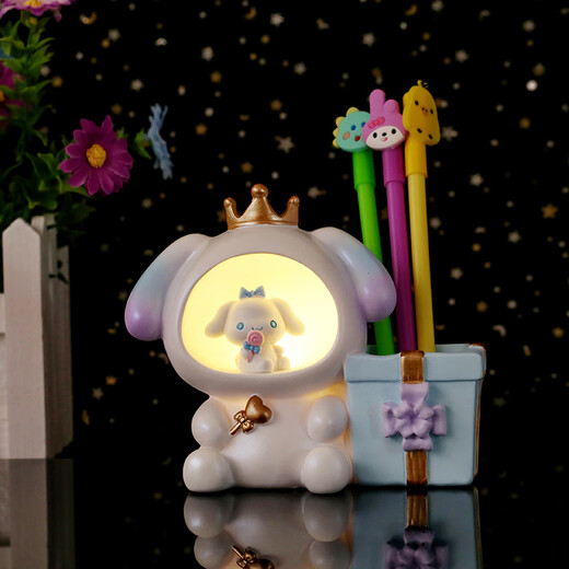 Cartoon Crown Rabbit Pen Downlight Office Desktop Dekoration Ornament Urlaub Geschenk 1049-12 Lollipop Sternhülle Sternlicht