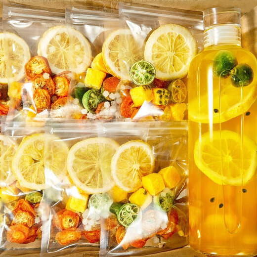 
Pangdonglai flower and fruit tea independent small package passion fruit lemon kumquat tea fruit tea bags for drinking in summer Dragon fruit sliced ​​tea Xiaohongshu camping