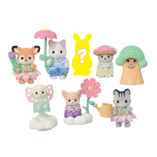 
Sylvanian families blind bags Makeup and cake party Playing house girls toy doll suit
