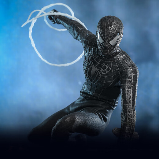 HOT TOYS蜘蛛侠3 蜘蛛侠(黑色战衣)1:6比例珍藏人偶 MMS727普通版