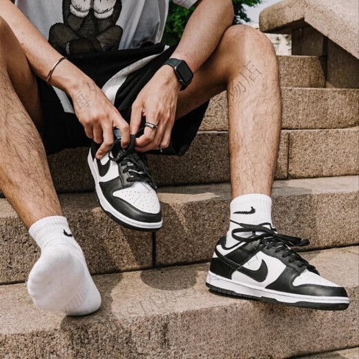 Nike (Nike) Dunk Schwarz-Weiß-Panda-Ehepaar Trendy Sports und ungezwungene Low Top-Schuhe DD1391-100 DD1503-101 Theke 36.5 Käufershow