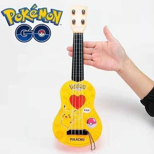 
Epiphone Pikachu Children's Small Guitar Toys Beginners can play ukulele violin girls net Pikachu medium guitar