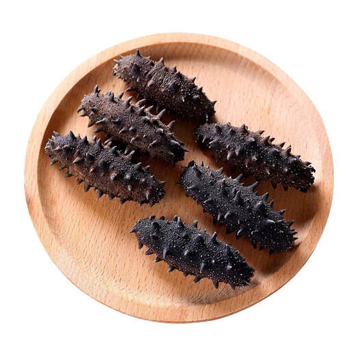 Sanruiwan Yantai Changdao bottom sown light-dried sea cucumber, dried sea cucumber, sea cucumber, seafood and aquatic products gift box, simple package, selected gift box, 40-60 heads/Jin Jin equal to 0.5 kg, 250g family pack