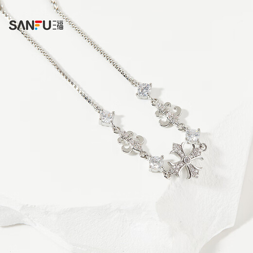 
Sanfu exquisite pull bracelet single, fashionable and easy to match decoration accessories and jewelry 839615 12113 (Qi) 1 piece
