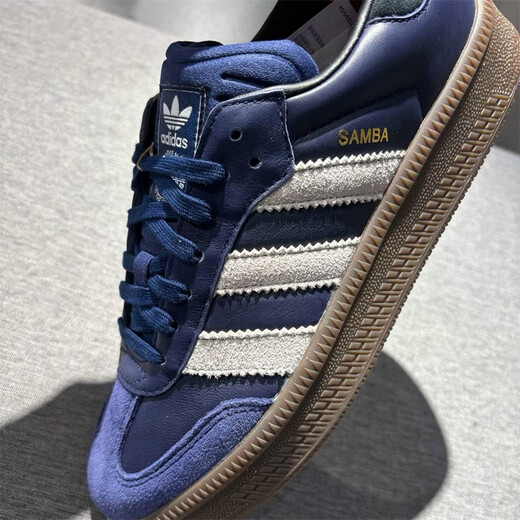 Adidas Clover Men's and Women's Shoes 2024 Summer New Comfortable and Evergrande Board Shoes Low Top German Training Shoes IE9179 JI1349 Black and White Brown Genuine Guaranteed Fake One Penalty 36.5