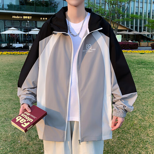 Dingluyu Summer Veste d'été de protection du soleil d'été masculin Adolescent pour adolescente de glace de la soie large Hong Kong File veste à la veste des hommes respirant et cool 6622 White M recommandé [80-100jin [Jin est égal à 0,5 kg]]]
