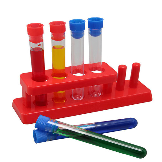JD Logistics steam science experiment set DIY handmade toys Children's Day gift for primary school students and children's gift early education puzzle parent-child interaction test tube rack + 6 test tubes + 7 pigments + 7 measuring cups + 7 droppers
