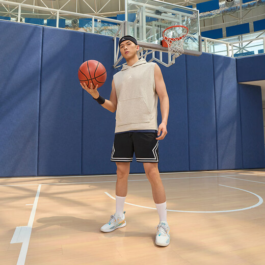 耐克（NIKE）Jordan官方耐克乔丹男子速干网眼布短裤篮球运动裤透气轻便HF9911 010黑/白/白 M