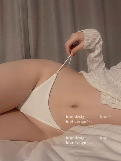 European and American thin-strap thongs for women, pure desire, sexy, traceless sports and fitness invisible t-string pants for women, low waist, large size, fat mm 01, white, 2 packs, S recommendation: 80-100Jin Jin is equal to 0.5 kg