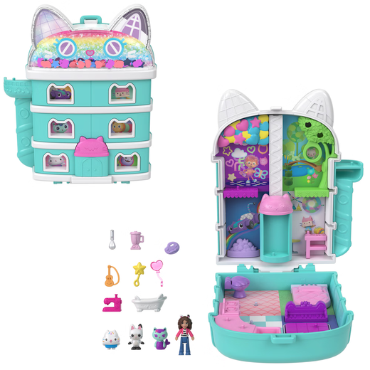 Barbie Kinder Mädchen Spielzeug Geburtstagsgeschenk-Mini Polly Gabby Mini Haus Überraschungsbox JFV02