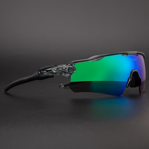 Oakley 9275 Fahrradbrillen 9208 Outdoor Sports Mountaineering und Lauf Sonnenbrillen TR90 Frames Männer und Frauen Paare Paats schwarze Rahmen rote Stücke Einzelstück + Gegenverpackung
