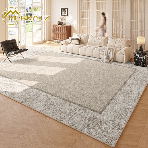 Merkatz Carpet French Sleed Martide Blanet без стирки, стиража, водонепроницаемой, защищенной от пятен, домохозяйства, толстый Fuyun-15242 240*360см
