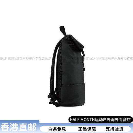 新秀丽（Samsonite）VERCELLI纯色简约大容量双肩包男女情侣款黑色 黑色