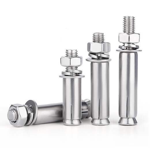 Tianzhuo Hardware National Standard 304/201/316 stainless steel expansion screw bolt lengthened expansion tube nail outer tube M6M8M10 304 M10*60-8 pcs