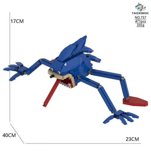 Nouveaux blocs de construction MOC transfrontaliers Shintapes Mutant Kid Creative Assemblé Toy Model 756 Standing Kid