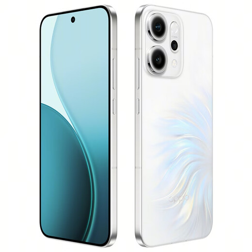 OnePlus OPPO Reno14 super beautiful small straight screen full network 5G smart camera phone AI high-definition live photo fully waterproof opporeno14 mobile phone 12+256丨Mermaid Ji official standard configuration
