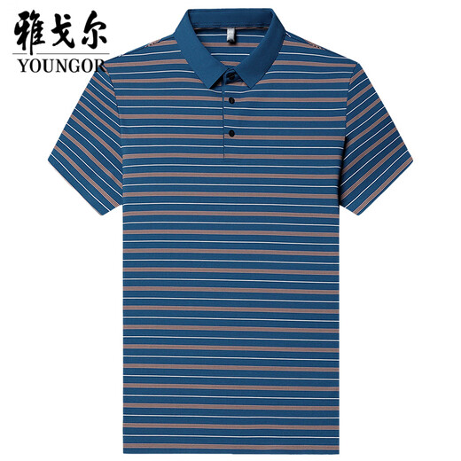 CEO YAGEOL Mulberry Silk Silk Slewe Camiseta Lapa de la solapa de mediana edad Agregar grasa y la camisa de seda de papá agrandada 9906 Negro 2xl 180 [sugerido 150Jin [Jin equivale a 0.5 kg] -170Jin [Jin equivale a 0.5 kg]]]
