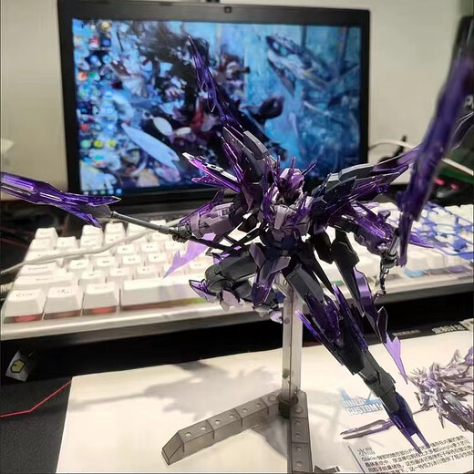 JMS集模社GTO大魔试作试验机XX模型高达机甲拼装风灵手办HG玩具男 星峰社吉姆斯巴达【带荧光面具】 +水贴