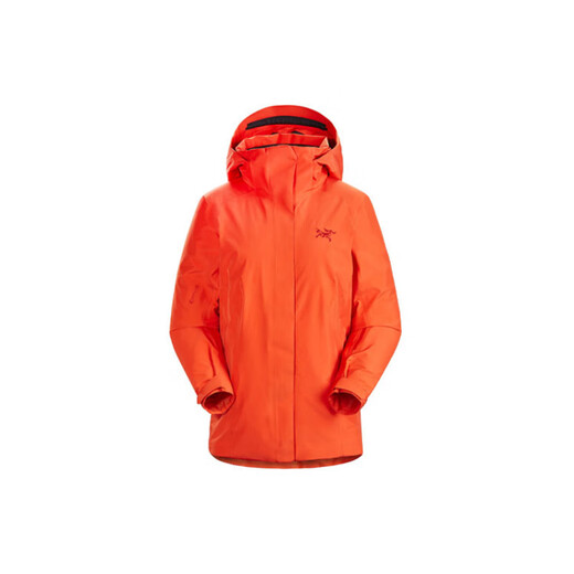 始祖鸟（ARC'TERYX）ANDESSAGORETEX女款防风夹克可拆卸橘黑 黑色-Black M