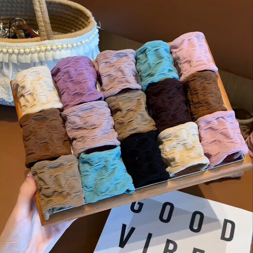 Jacquard High Elasticity Durable Hair Tie Hair Tie Skin Feeling Mask Tie Ponytail Rubber Band Women's Hair Tie Tie Rope Headwear Luoge Mixed Coffee 10 Pack