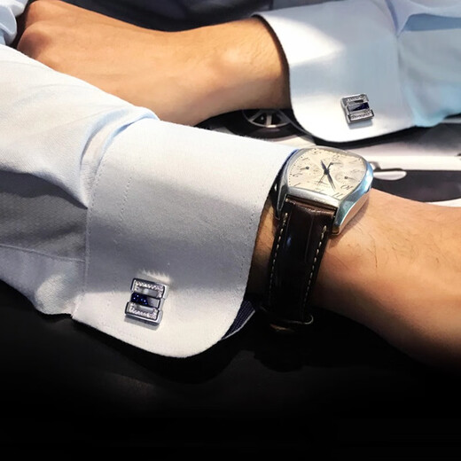 NOSSKISS leichte Luxus importierte Manschettenknöpfe Herren einfache Mode leichte Luxus Business Französisch Hemd Manschette Nägel individuelle Geburtstagsgeschenk Manschettenknöpfe