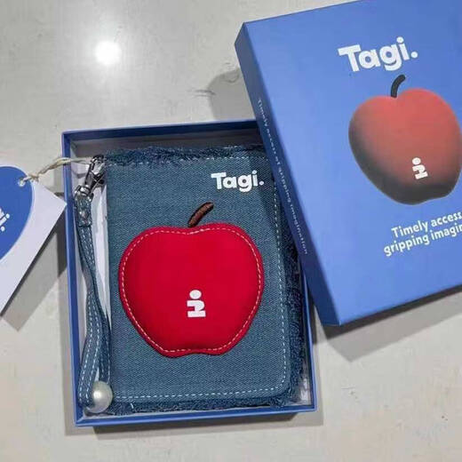 Tagi苹果护照夹出国旅行证件护照保护套平平安安牛仔卡包可爱收纳 平平安安款