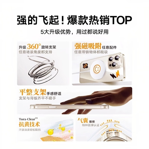 Tulas Fulcrum Shell New Style丨No. 1 on the best-selling list Suitable for Apple 15promax mobile phone case iphone15promax frosted magnetic stand transparent anti-fall