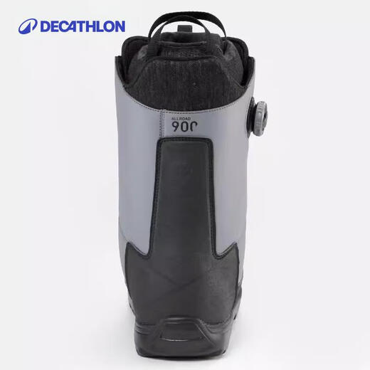 Decathlon Men's Snow/Freestyle Ski Shoes All Road900-Grey Men's Black Gray 40-4263571