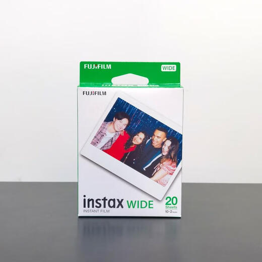 Fuji (FUJIFILM) instax WIDE400 Polaroid wide format photo paper with large field of view, 20 photos in five-inch width, official standard configuration