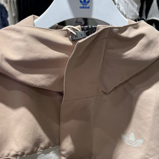 阿迪达斯 （adidas）三叶草夹克男装2025春季新款运动休闲跑步训练健身外套 HE6623卡其色 S