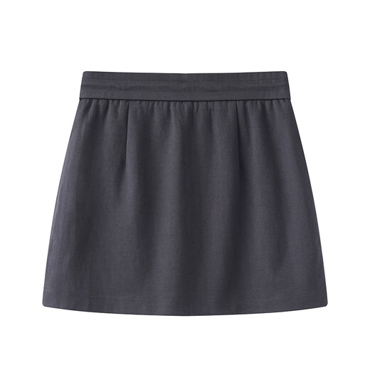 
Ainos 2025 summer new sports style skirt short-sleeved T-shirt top set women's two-piece set 9215 smoke gray S