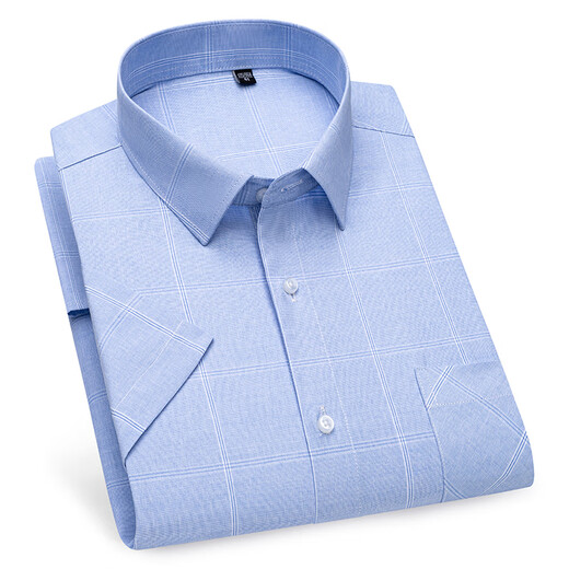 Gy Yageol Camisa de manga corta Summer Nuevo algodón de algodón puro para hombres Camiseta de algodón de algodón de mediana edad de mediana edad Dad DX6622 38