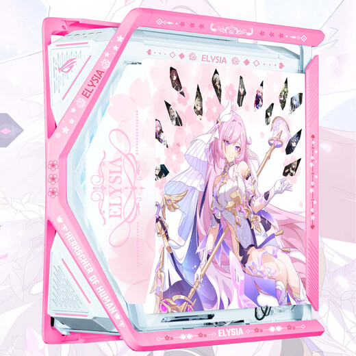 
Asus (ASUS) ROG GR701 Creation God Case Snow Blowing Case EVA Asuka Co-branded Desktop Case ARGB Light Board Full Tower Custom Case White Case Power Water Cooling Set Alicia Theme (Pink White Creation God + Light Board)