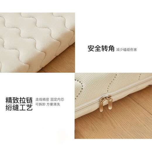 Colchón para bebés de fibra de aire 4D Protección de cresta de cresta para niños Tatess Tatami Tamaño plegable y lavable 13555 Modelo de tela Jacquard de 6 cm, sin formaldehído y más seguro