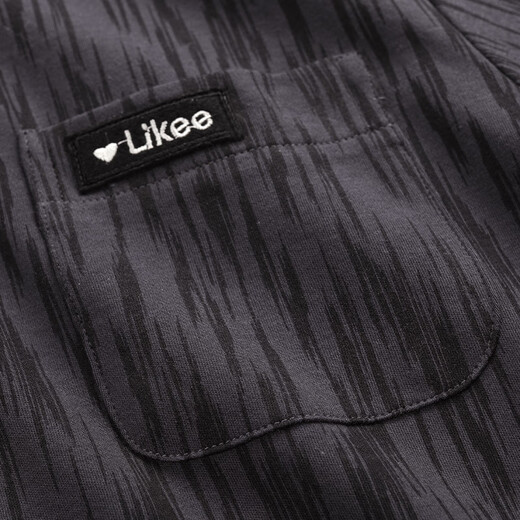 Princess Mark couple pajamas, spring and autumn pure cotton long-sleeved, fashionable and high-end, same style for men and women, can be worn as outerwear, home clothes M91714 lapel suit, men's XL