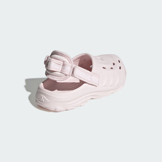 adidas儿童青少年鞋子MAXXCLOG可调节后跟带休闲凉鞋洞洞鞋 JS3731 28