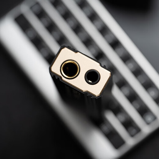 FiiO & Fei Sheng KA3 decoding headphone amplifier HIFI balanced 4.4 computer sound card Android mobile phone power amplifier portable small tail adapter cable black