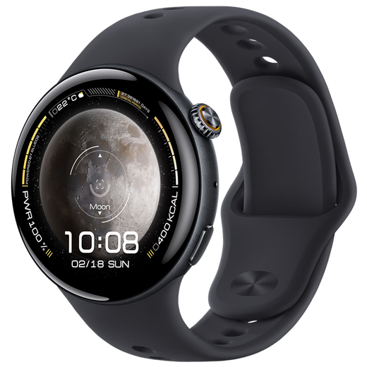 VivoiQOO WATCH 5 eSIM version, soft rubber, Haoyu black, Blue River operating system updated with new AI, e-sports game mode, 22 days Bluetooth battery life, smart watch