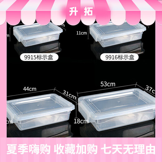 Boîte de rangement transparent SpaceXpert Boîte de rangement commercial Extra grande boîte de rangement commercial Grande boîte en plastique transparent cuisine salle à manger rangement de bureau