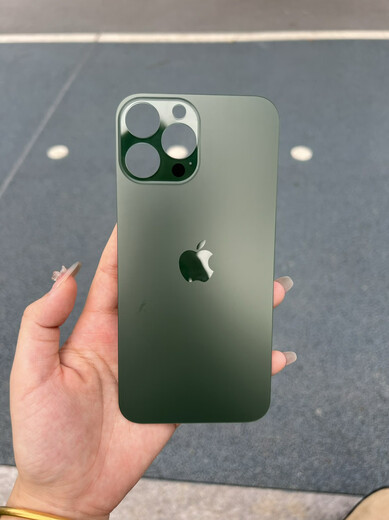 Shantou Lincun is suitable for Apple 13pm/13pro mobile phone back cover glass 13promax rear screen case large hole back cover glass blue original quality with tool glue Apple 13promax